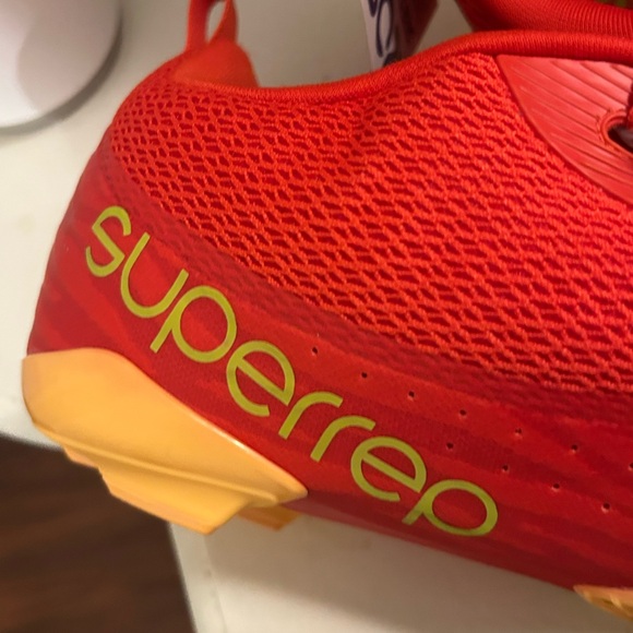 Nike Orange Track shoes NWT size 13 US.unisex with metal spikes new - Picture 7 of 12